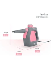 Swan Pink TV's Queen of Clean Handheld Steam Cleaner - Image 8 of 8