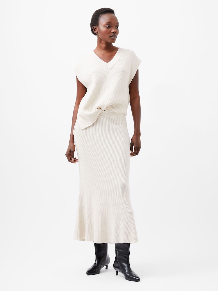 French Connection Cream Nariko Skirt - Image 1 of 4