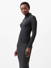 French Connection Grey Nia Mari Dress - Image 3 of 4