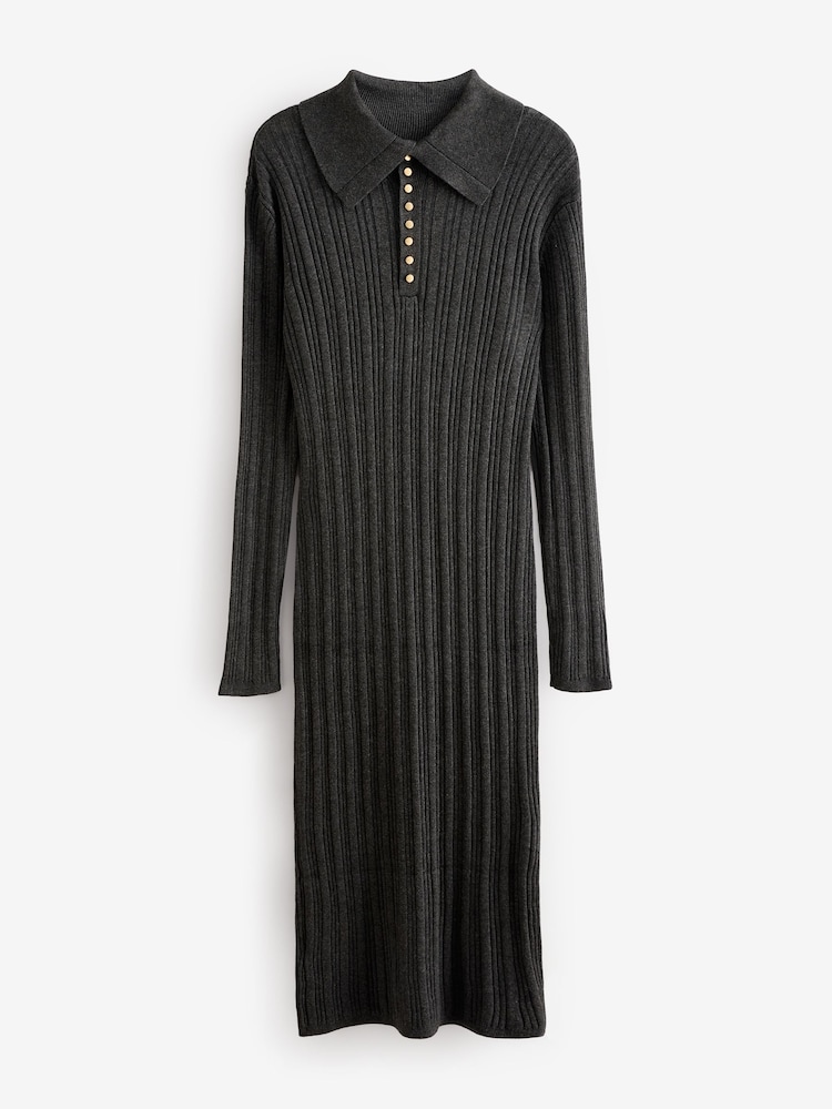 French Connection Grey Nia Mari Dress - Image 4 of 4