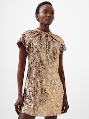 French Connection Pailletten-Netzkleid - Bild 3 von 4