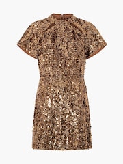 French Connection Pailletten-Netzkleid - Bild 4 von 4