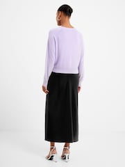French Connection Black Ennis Satin Skirt - Image 2 of 4
