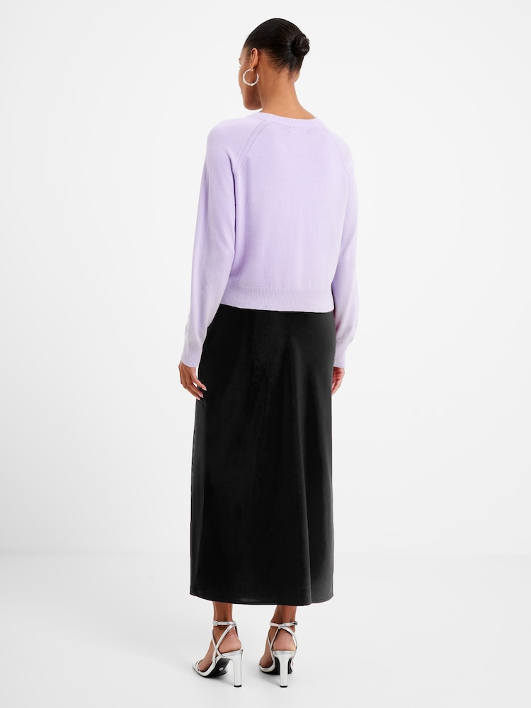 French Connection Black Ennis Satin Skirt - Image 2 of 4