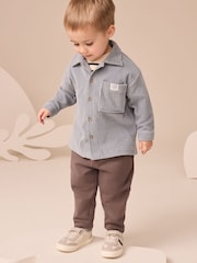 Blue Cord T-Shirt And Joggers 3 Piece Set (3mths-7yrs) - Image 1 of 3