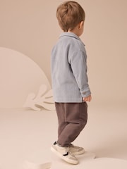 Blue Cord T-Shirt And Joggers 3 Piece Set (3mths-7yrs) - Image 2 of 3