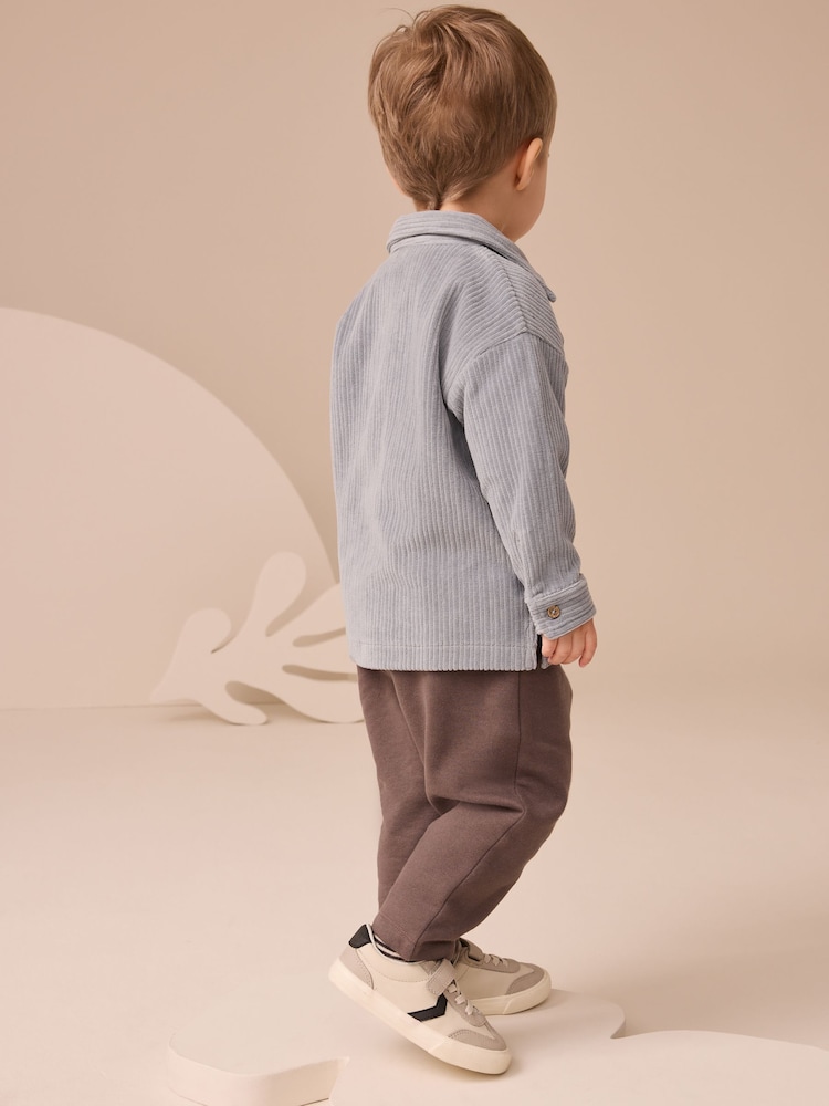 Blue Cord T-Shirt And Joggers 3 Piece Set (3mths-7yrs) - Image 2 of 3