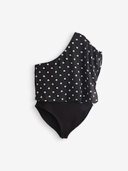 French Connection Black Xia Ponte Chiffon Bodies - Image 4 of 4