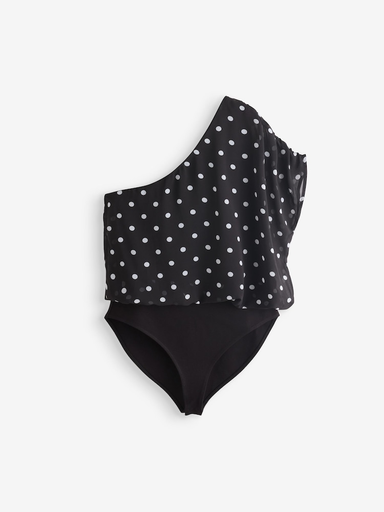French Connection Black Xia Ponte Chiffon Bodies - Image 4 of 4