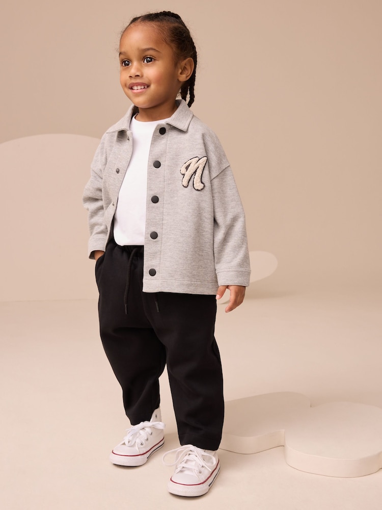 Grey T-Shirt And Joggers 3 Piece Set (3mths-7yrs) - Image 1 of 9 Grey T-Shirt And Joggers 3 Piece Set (3mths-7yrs) - Image 1 of 9