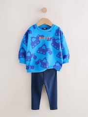 Blue Digger Sweatshirt And Leggings Set (3mths-7yrs) - Image 5 of 8