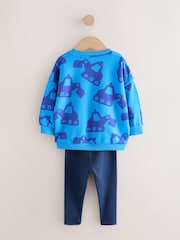Blue Digger Sweatshirt And Leggings Set (3mths-7yrs) - Image 6 of 8