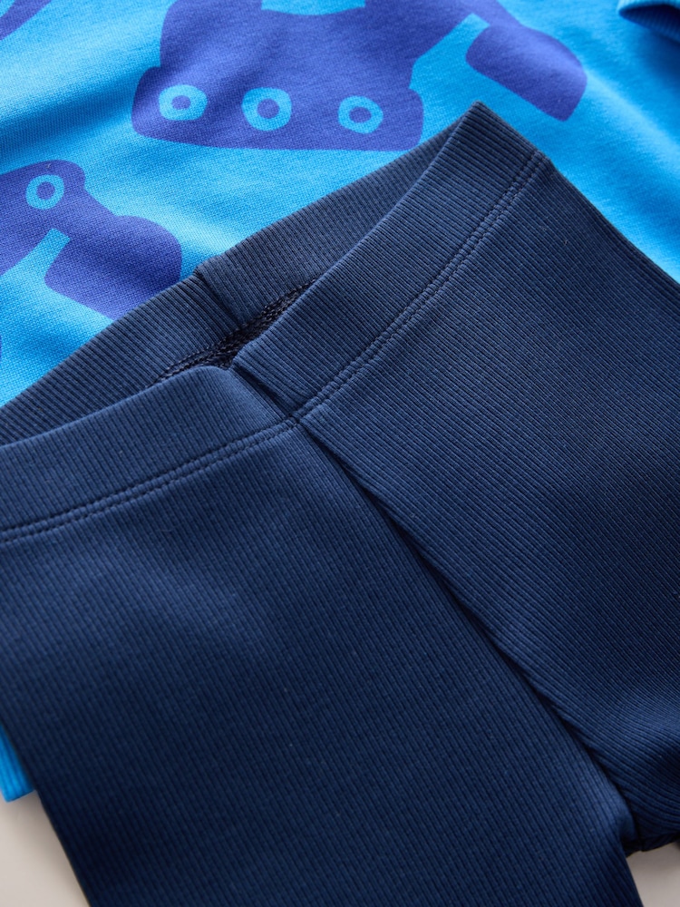 Blue Digger Sweatshirt And Leggings Set (3mths-7yrs) - Image 8 of 8