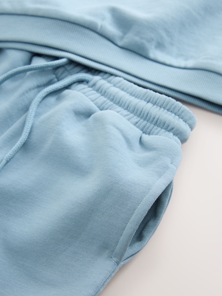 Chocolate Brown and Blue Sweatshirt And Joggers Set 2 Pack (3mths-7yrs) - Image 11 of 12