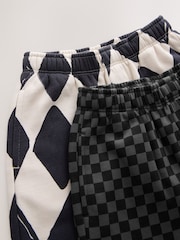 Black/White Printed Sweatshirt And Joggers Set 2 Pack (3mths-7yrs) - Image 12 of 13