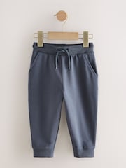 Khaki/Grey/Blue Regular Fit Joggers 5 Pack (3mths-7yrs) - Image 5 of 9