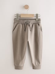 Khaki Green/Blue/Red Regular Fit Joggers 5 Pack (3mths-7yrs) - Image 2 of 9