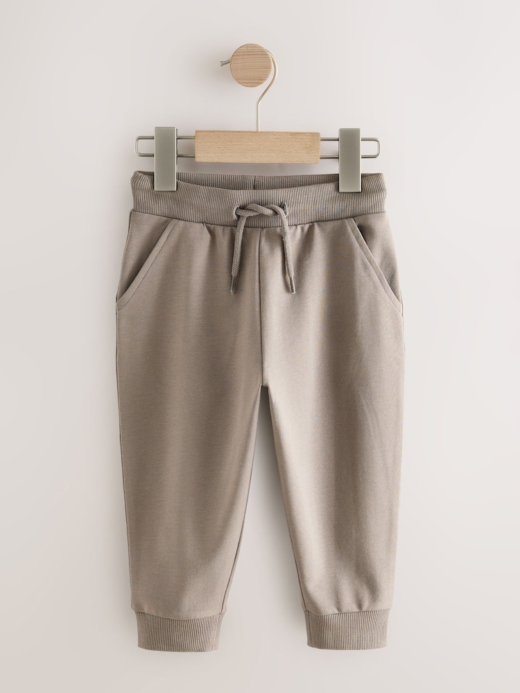 Khaki Green/Blue/Red Regular Fit Joggers 5 Pack (3mths-7yrs) - Image 2 of 9
