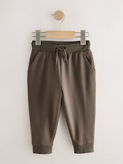 Khaki Green/Blue/Red Regular Fit Joggers 5 Pack (3mths-7yrs) - Image 5 of 9