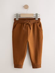 Khaki Green/Blue/Red Regular Fit Joggers 5 Pack (3mths-7yrs) - Image 6 of 9
