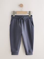 Khaki Green/Blue/Red Regular Fit Joggers 5 Pack (3mths-7yrs) - Image 7 of 9