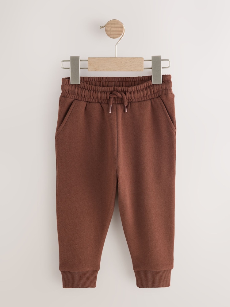 Khaki Green/ Rust Brown/ Ecru - Jogginghosen mit weichem Griff im 3er-Pack (3 M.–7 J.) - Bild 2 von 7