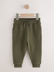 Khaki Green/ Rust Brown/ Ecru - Jogginghosen mit weichem Griff im 3er-Pack (3 M.–7 J.) - Bild 5 von 7