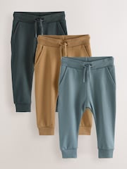 Modra/rumenorjava/oglja siva - Super skinny joggerji 3 paket (3mesec-7leto) - Slika 1 iz 7