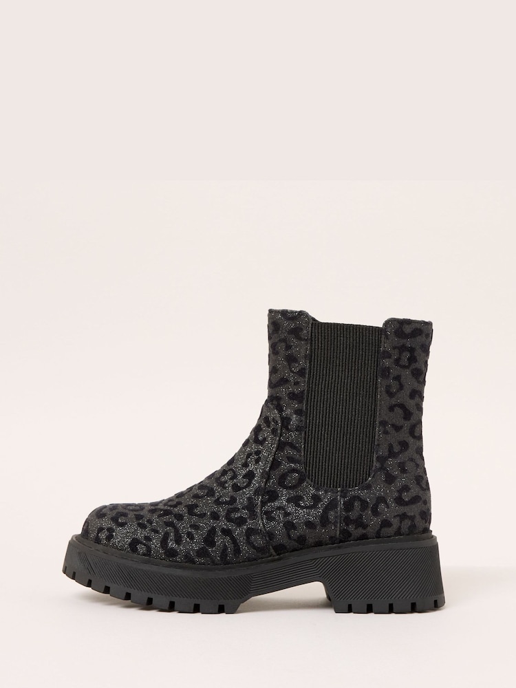 Lipsy Animal Chunky Chelsea Bottes - Image 5 of 5