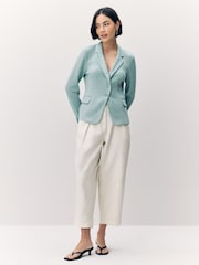 VERO MODA Blue Fitted Blazer - Image 3 of 6