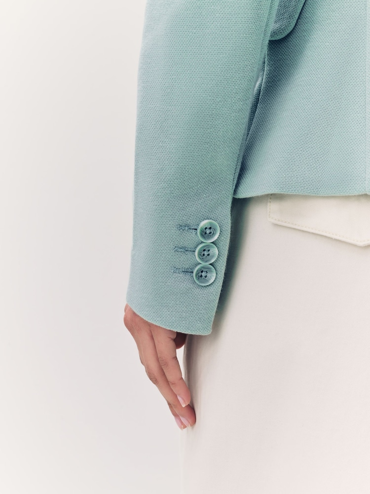 VERO MODA Blue Fitted Blazer - Image 6 of 6