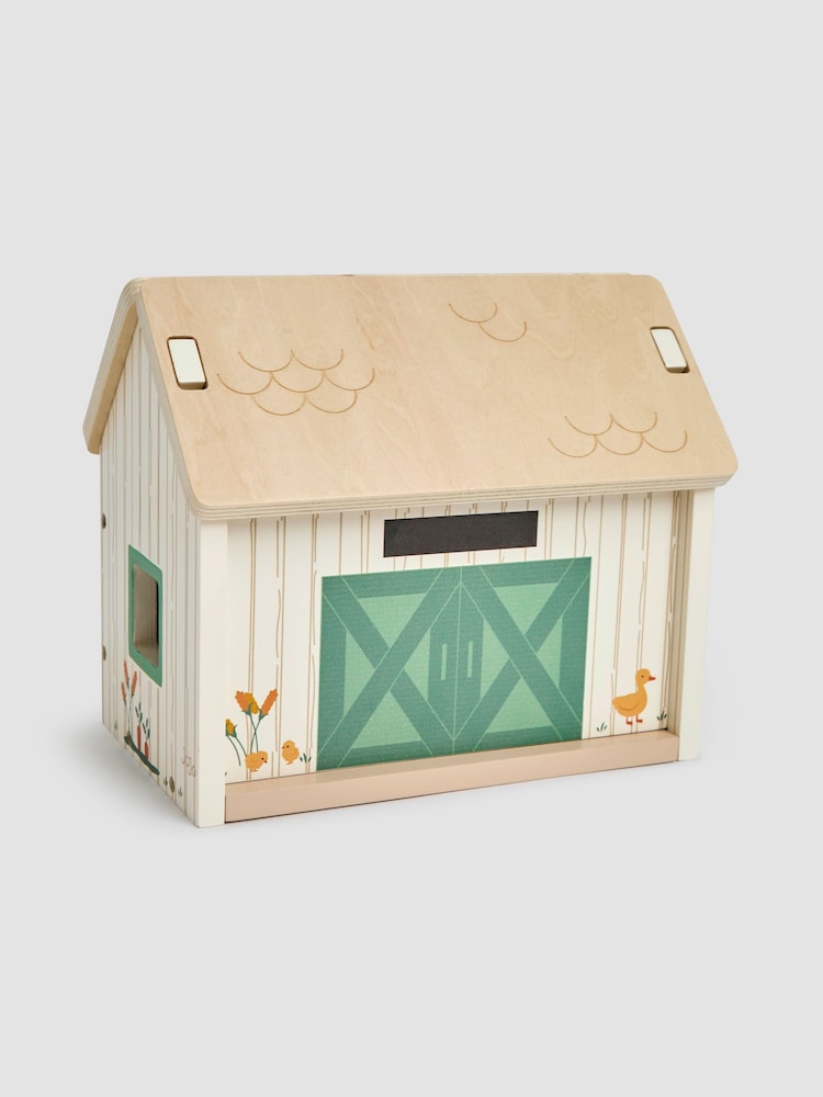 JoJo Maman Bébé Wooden Farm Set - Image 8 of 8 JoJo Maman Bébé Wooden Farm Set - Image 8 of 8