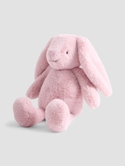 JoJo Maman Bébé Pink Maggie Bunny Soft Toy Medium - Image 2 of 2
