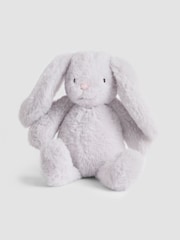 JoJo Maman Bébé Grey Mabel Bunny Soft Toy Small - Image 1 of 2