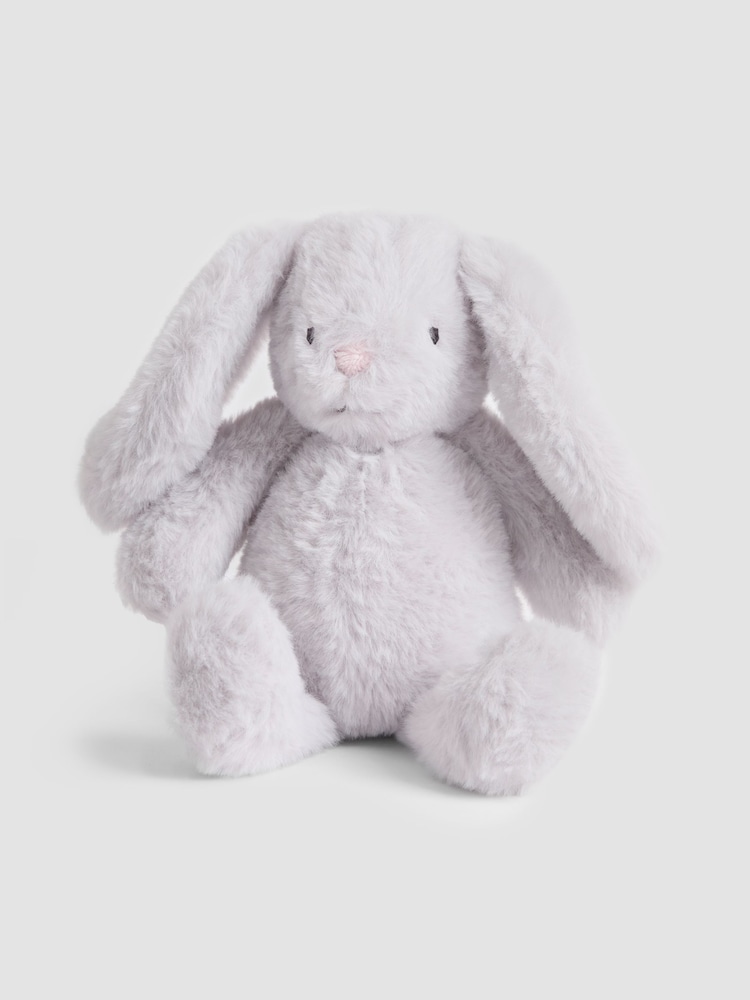 JoJo Maman Bébé Grey Mabel Bunny Soft Toy Small - Image 1 of 2