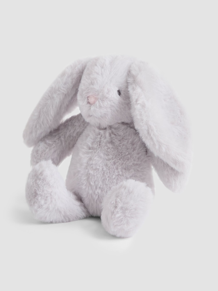 JoJo Maman Bébé Grey Mabel Bunny Soft Toy Small - Image 2 of 2