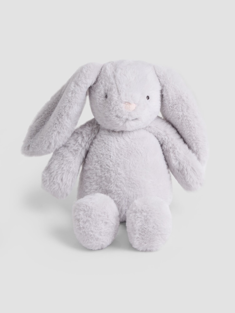 JoJo Maman Bébé Grey Mabel Bunny Soft Toy Medium - Image 1 of 2