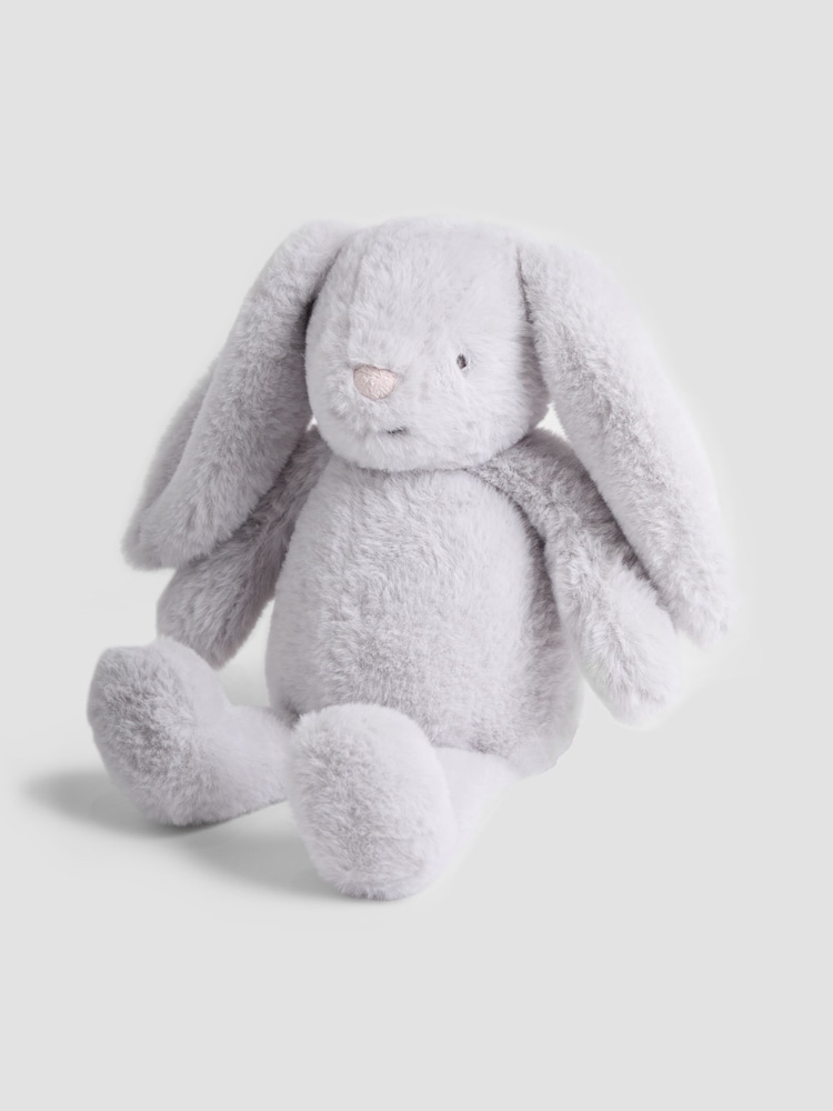 JoJo Maman Bébé Grey Mabel Bunny Soft Toy Medium - Image 2 of 2