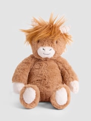 JoJo Maman Bébé Connie Highland Cow Soft Toy Small - Image 1 of 3