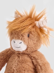 JoJo Maman Bébé Connie Highland Cow Soft Toy Small - Image 3 of 3