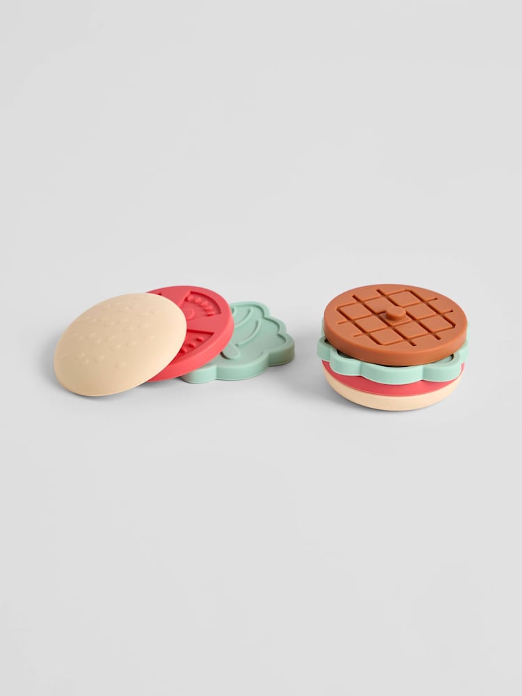 JoJo Maman Bébé Silicone Stacking Burger - Image 2 of 4
