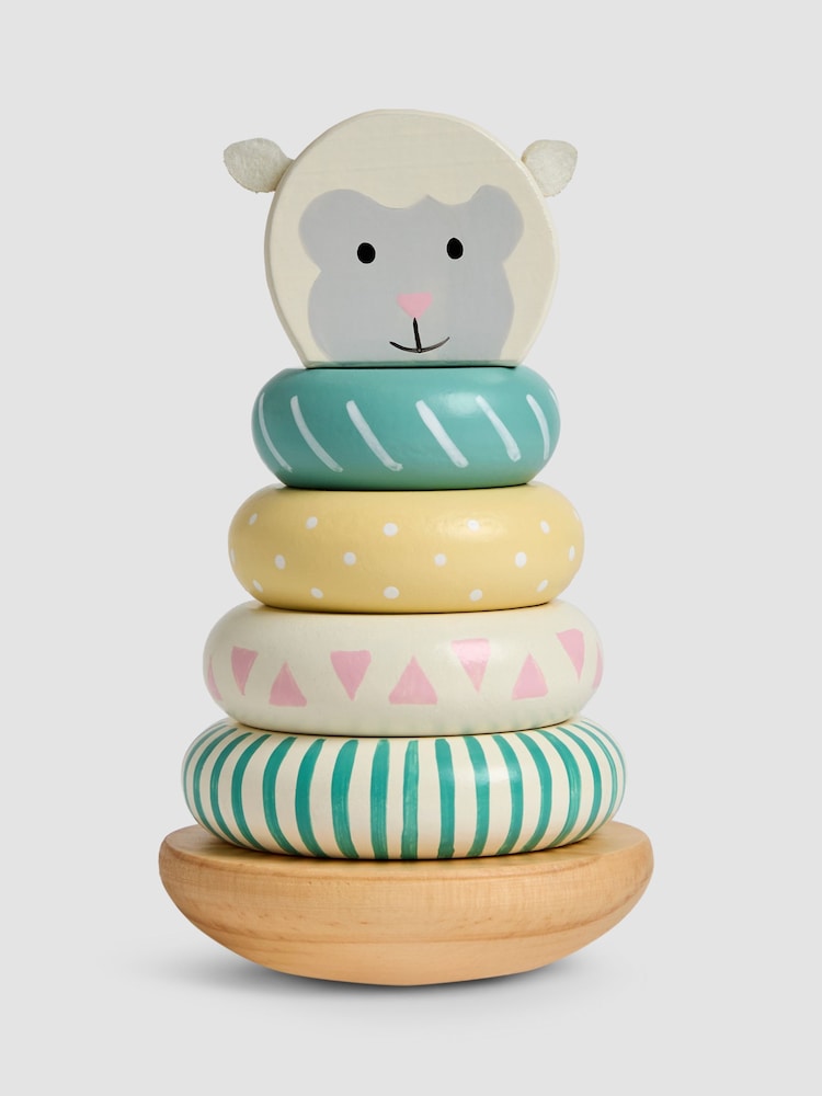 JoJo Maman Bébé Sheep Stacker - Image 1 of 4 JoJo Maman Bébé Sheep Stacker - Image 1 of 4