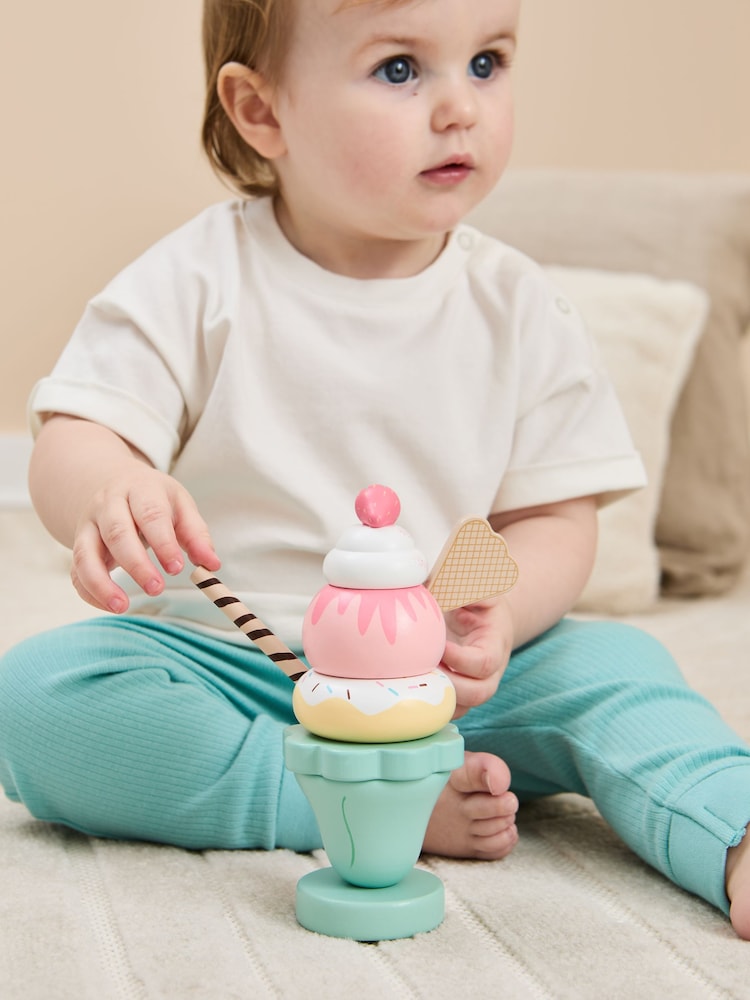 JoJo Maman Bébé Ice Cream Sundae Stacker - Image 5 of 5 JoJo Maman Bébé Ice Cream Sundae Stacker - Image 5 of 5