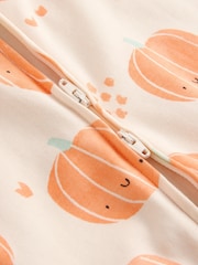 Orange Baby Pumpkin Two Way Zip Footless Sleepsuit (0mths-3yrs) - Image 4 of 6
