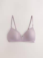 Taupe Pad Non Wire Premium Ultimate Comfort Lightweight Breathable T-Shirt Bra - Image 4 of 6