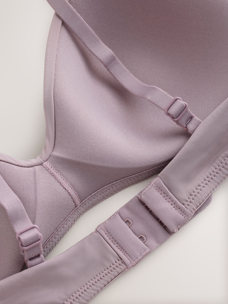 Taupe Pad Non Wire Premium Ultimate Comfort Lightweight Breathable T-Shirt Bra - Image 6 of 6