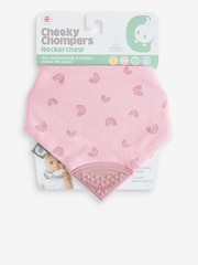 Cheeky Chompers Pink 100% Cotton Teething Dribble Bibs 3 Pack - Изображение 2 из 4