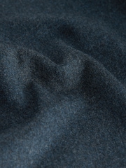 Navy Blue Signature 100% REDA Marino Wool Shacket - Image 5 of 6