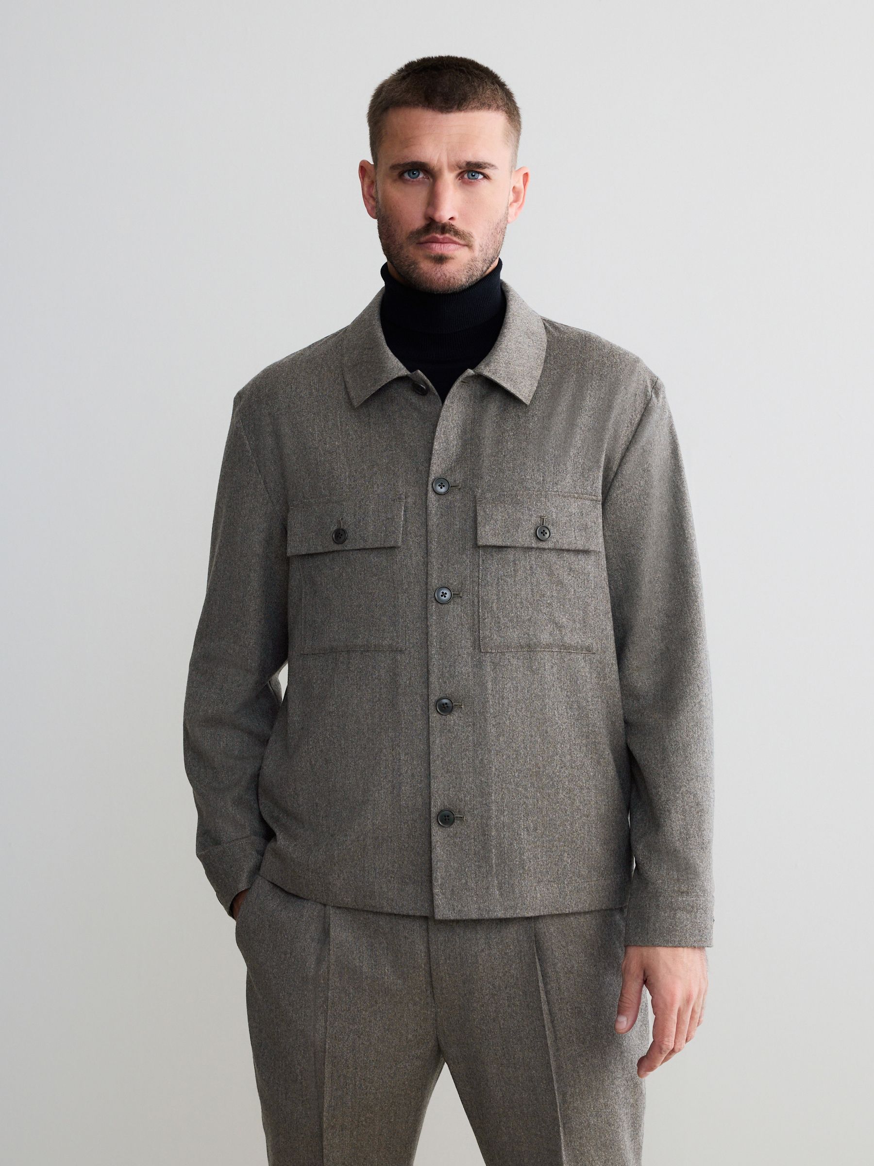 Buy Neutral Brown Signature 100% Wool Jacket from Next USA