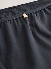 Black Lace and Microfibre High Leg Knickers - Image 2 of 3